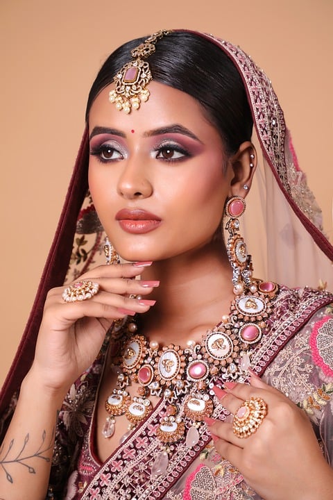 Indian Wedding Makeup for A Woman in Hyderabad